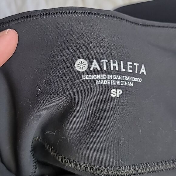 athleta stellar tight 870815 black  zip pocket Leggings SP (D0014) - Picture 8 of 9